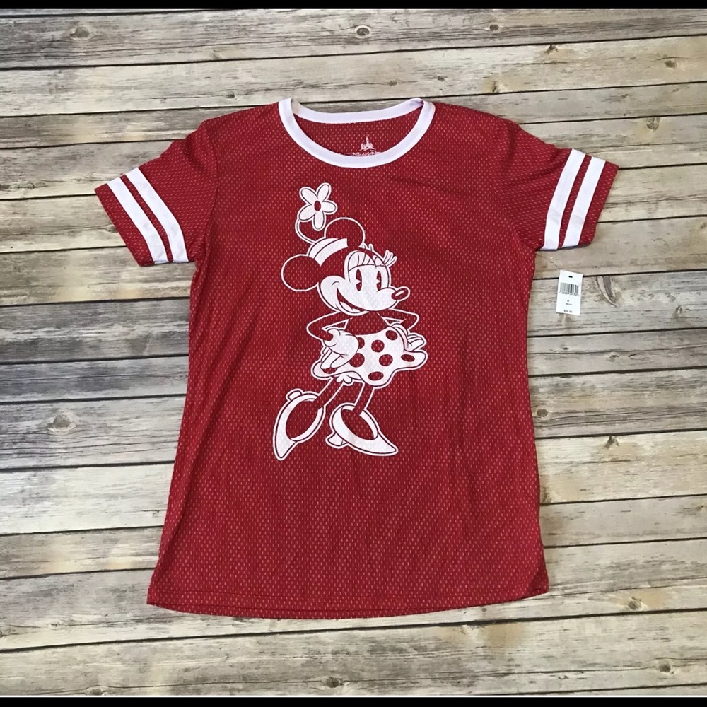 Disney Parks Minnie Mouse Jersey t shirt Sz M